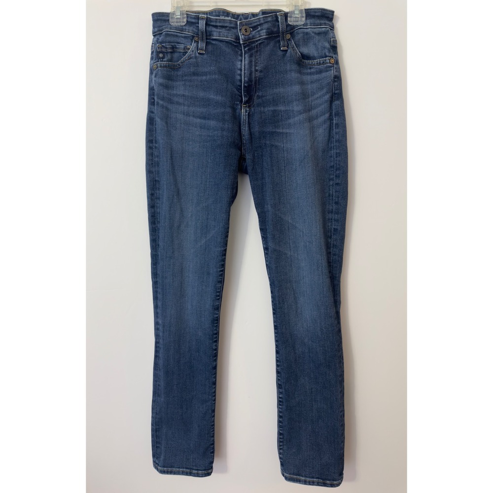 AG Adriano Goldschmied The Mari High-Rise Straight Leg Jeans Designer Denim‎